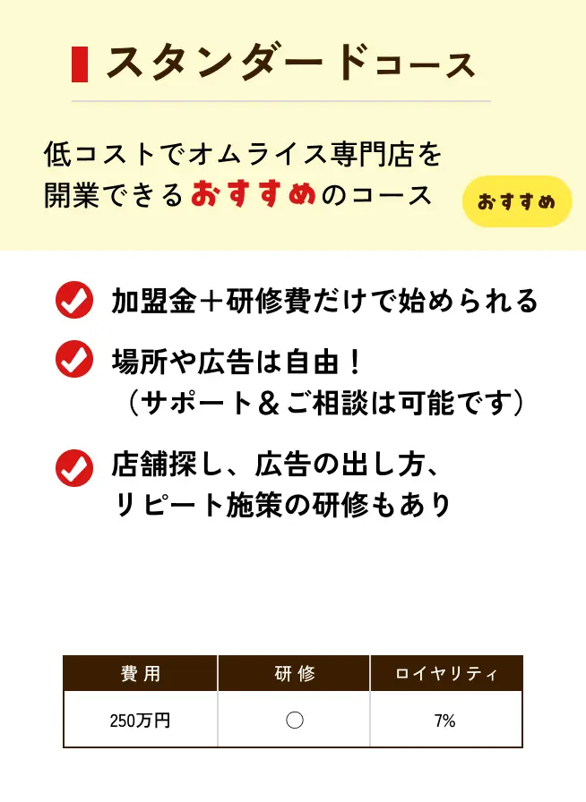 スタンダードコース