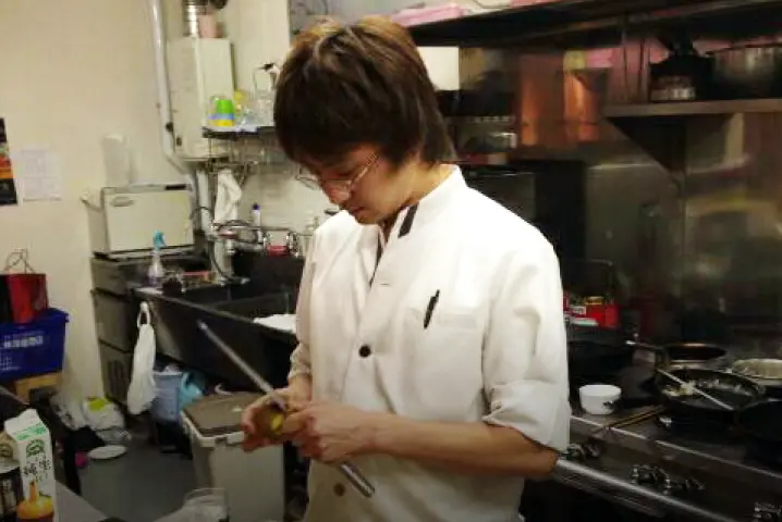 研修の写真仕込み中の様子